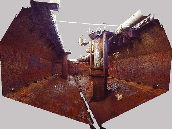 Geo infra civiele techniek 3D scannen amerigo vespucci_Pointcloud